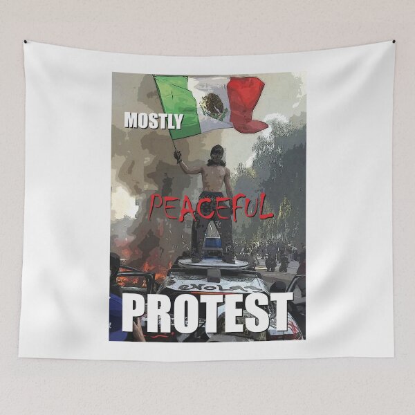 Item preview, Mostly Peaceful Protest designed and sold by Allen Peterson.