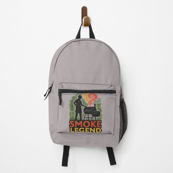 Item preview, Smoke Legend Vintage BBQ Pit‑Master, Rasta Stripes, Smoker Grilling designed and sold by johnnie2749.
