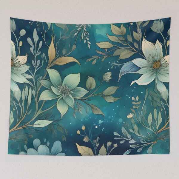 Item preview, Moonlit Garden of Celestial Blooms designed and sold by Celestial Nomad.