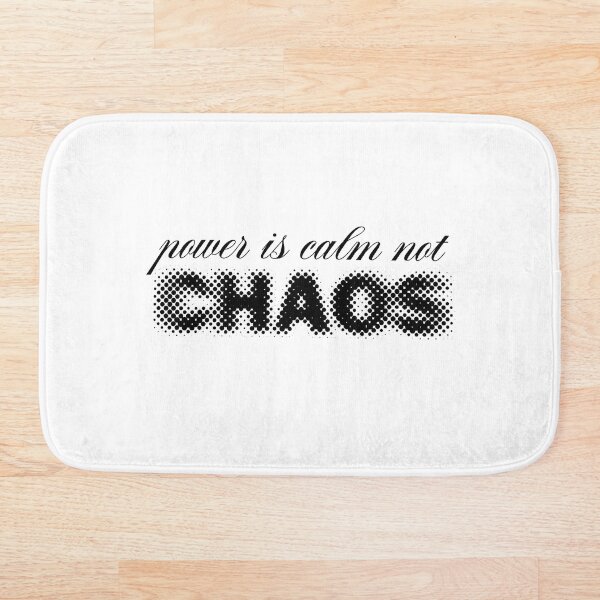 Item preview, Power Is Calm, Not Chaos | Bold Minimalist Quote Design designed and sold by Gracie_Designs.