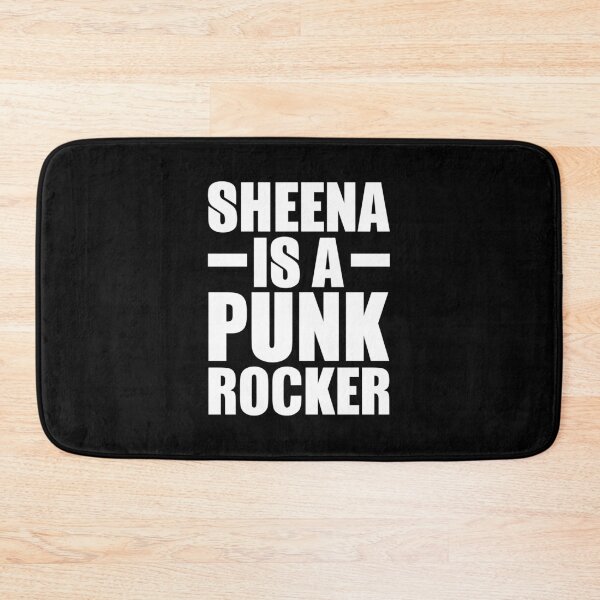 Item preview, Sheena Is a Punk Rocker – bold black punk lettering (White) designed and sold by didijuca.