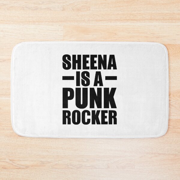 Item preview, Sheena Is a Punk Rocker – bold black punk lettering (Black) designed and sold by didijuca.