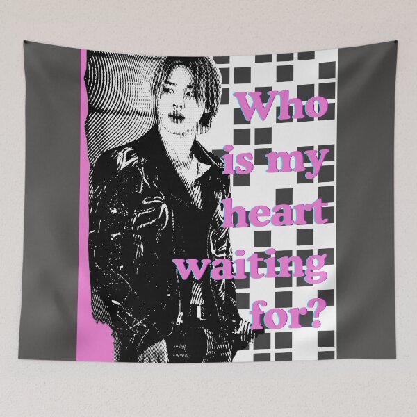 Item preview, BTS Jimin, Who is my heart waiting for designed and sold by BTSFanmerch.