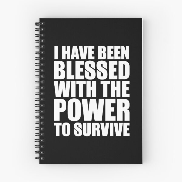 Item preview, The Power to Survive – bold hopeful punk lettering (White) designed and sold by didijuca.