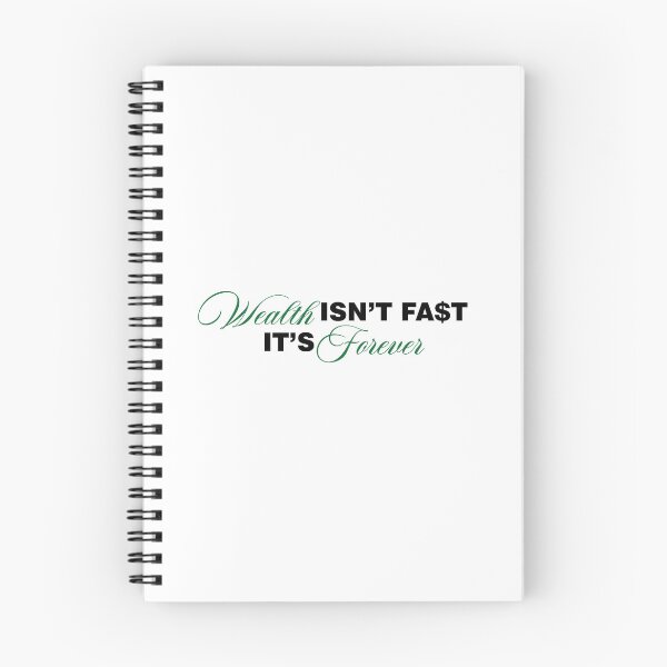 Item preview, Wealth Isn’t Fast, It’s Forever | Timeless Money Mindset Quote designed and sold by Gracie_Designs.