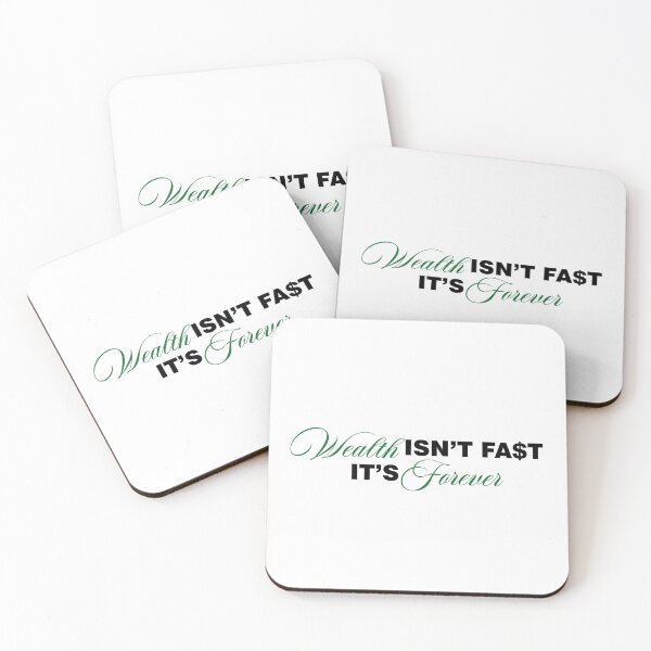 Item preview, Wealth Isn’t Fast, It’s Forever | Timeless Money Mindset Quote designed and sold by Gracie_Designs.