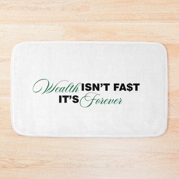 Item preview, Wealth Isn’t Fast, It’s Forever | Timeless Money Mindset Quote designed and sold by Gracie_Designs.