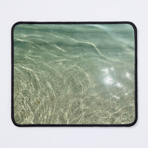 Item preview, Ocean Reflections Photography – Green, Gray & Pale Yellow Water Reflection Wall Art designed and sold by Gulnaz Turdalieva.