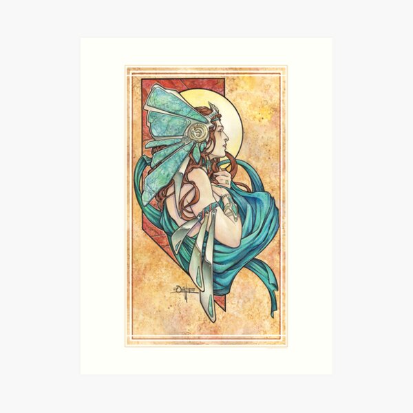 Turquoise Art Print