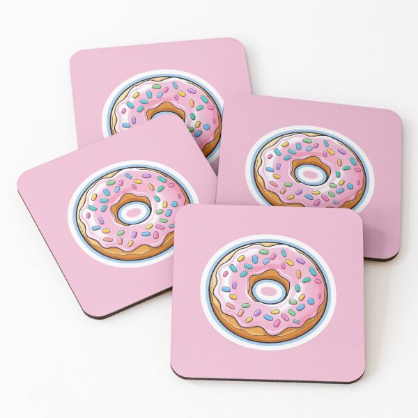 Item preview, Glazed Light Pink Donut designed and sold by LewpyG.