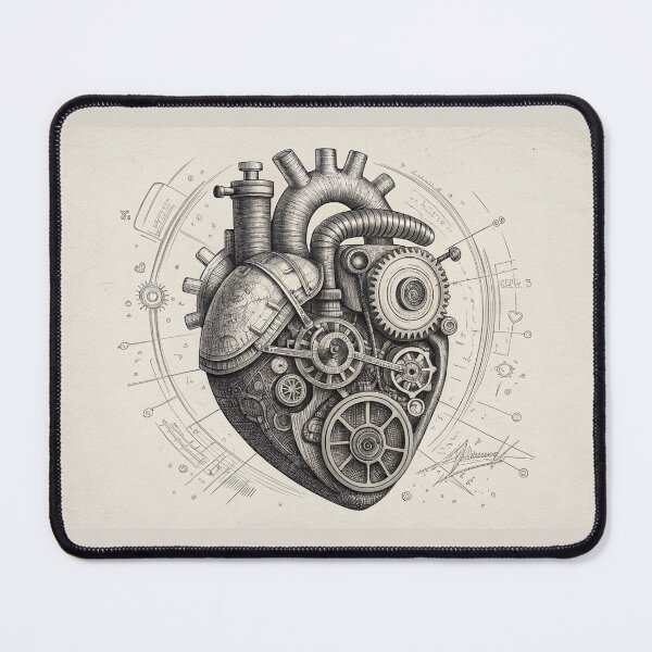 Item preview, Robotic biomechanical heart with intricate pipes designed and sold by elkuni.
