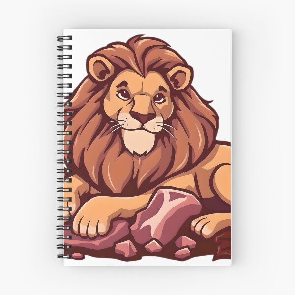 Item preview, The lion is lying on a pile of meat. designed and sold by SanchillShop.