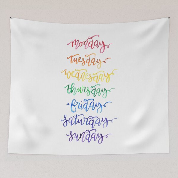 Item preview, Days of the Week designed and sold by THEARTICSOUL.