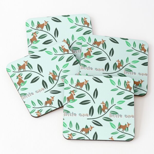 Item preview, Sweet Okapi & Leaves Pattern designed and sold by skim3080.