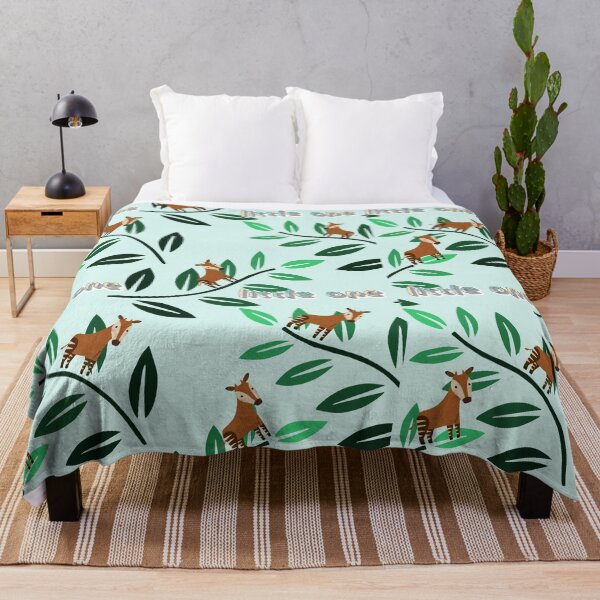 Item preview, Sweet Okapi & Leaves Pattern designed and sold by skim3080.