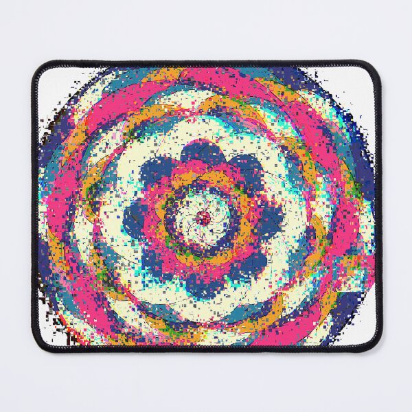 Item preview, Glitching Mandala Flower designed and sold by Hues of Zen.