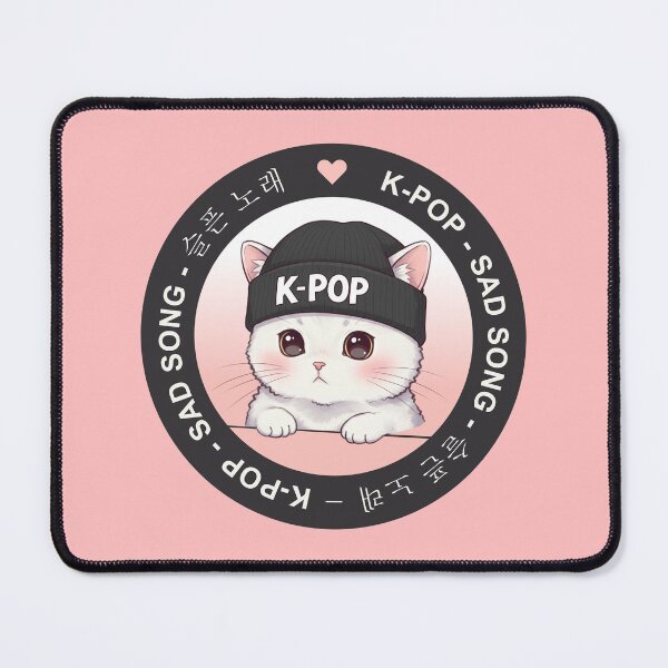 Item preview, K-Pop Sad Song Cat Logo designed and sold by KiwiRider.