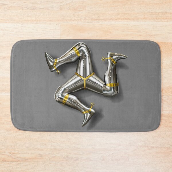 Item preview, Three armored legs forming the triskelion symbol of the Isle of Man. designed and sold by mirrorimages.