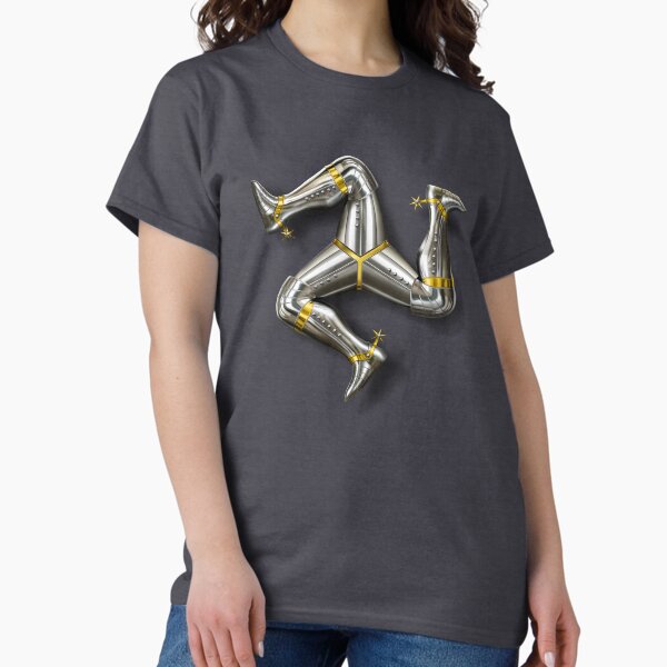 Item preview, Three armored legs forming the triskelion symbol of the Isle of Man. designed and sold by mirrorimages.