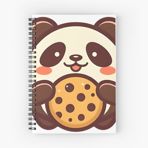 Item preview, panda and cookies designed and sold by SanchillShop.