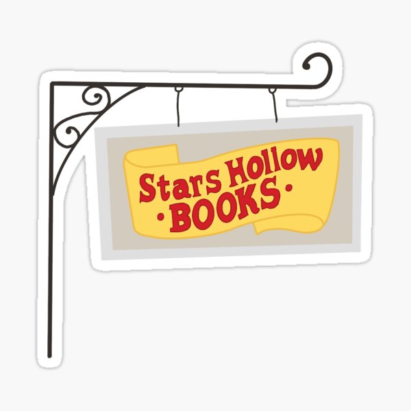 Item preview, Gilmore Girls Book store sign designed and sold by evereads.