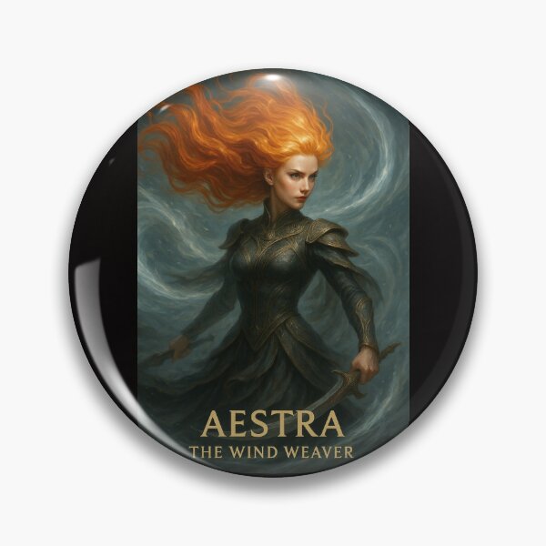 Item preview, Aestra – The Wind Weaver | Elemental Warrior Fantasy Art designed and sold by KMChronicles.