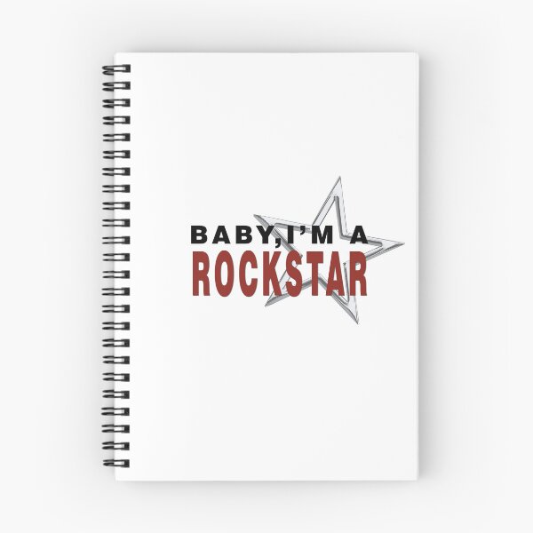 Item preview, Baby, I’m a Rockstar | Bold Glam Rock Star Lisa Typography designed and sold by Gracie_Designs.