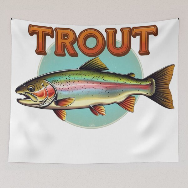 Item preview, Cool Trout Fish - Awesome Trout Fishing Gift  designed and sold by Galvanized.