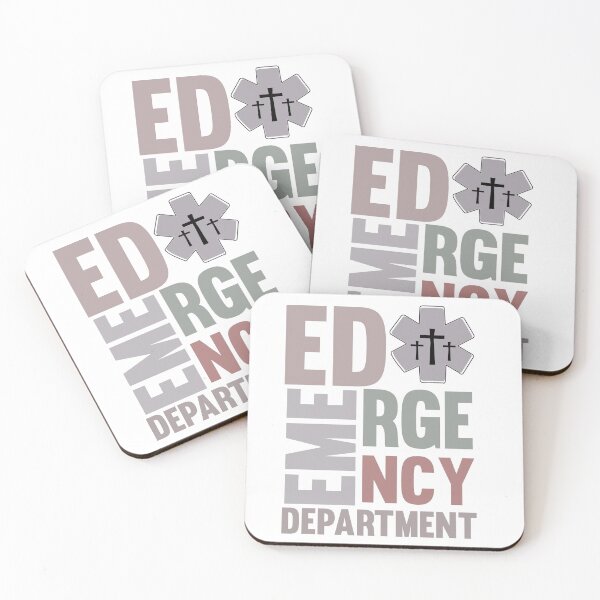 Item preview, ED Emergency Department designed and sold by BoldCultureVibes.
