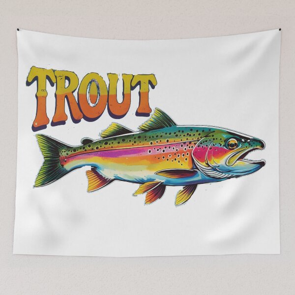 Item preview, Cool Trout Fish - Awesome Trout Fishing Gift  designed and sold by Galvanized.