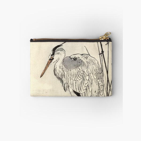 Item preview, Heron Bird - Woodblock Japanese Print 1881  designed and sold by Bruiserstang.
