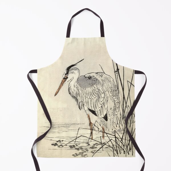 Item preview, Heron Bird - Woodblock Japanese Print 1881  designed and sold by Bruiserstang.