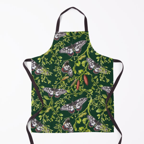 Item preview, Dainty Swallowtail and Native Lime pattern on Green designed and sold by Nadya Neklioudova.