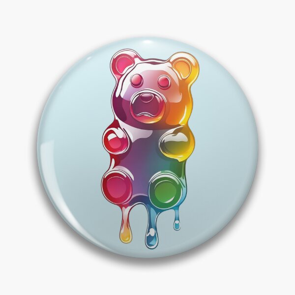 Item preview, Melting gummy bear multicolor  designed and sold by FatBirdie.