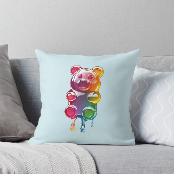 Item preview, Melting gummy bear multicolor  designed and sold by FatBirdie.