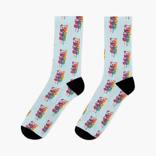 Item preview, Melting gummy bear multicolor  designed and sold by FatBirdie.