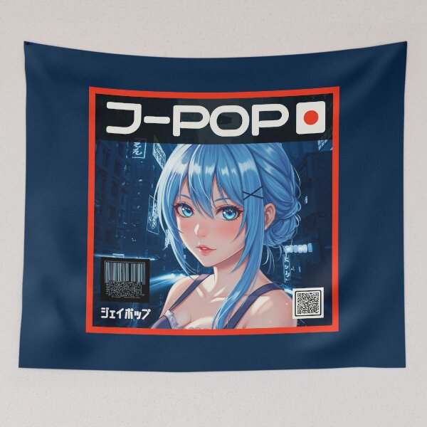 Artikelvorschau, J-Pop Anime Girl Stadtstimmung entworfen und verkauft von KiwiRider.