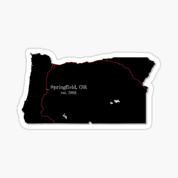 Artikel-Vorschau von Springfield, Oregon, designt und verkauft von PhilbonianDezin.