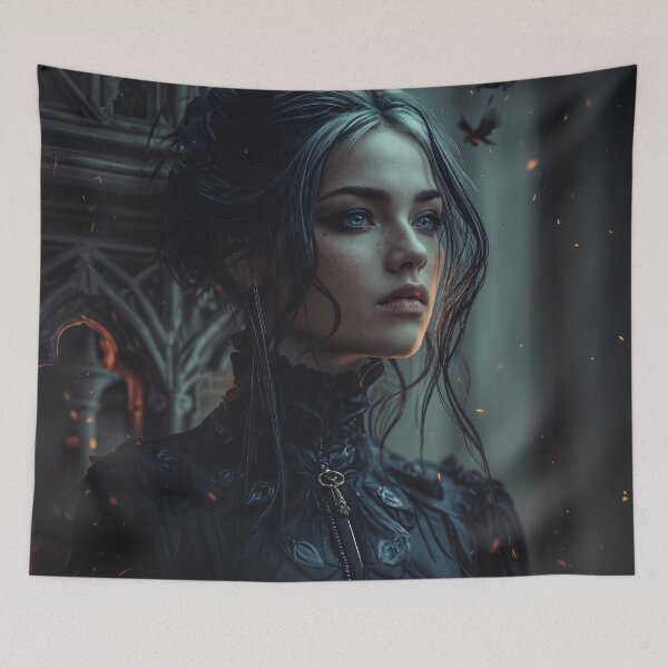 Item preview, Ember Elegy The Nocturne Widow designed and sold by oanaunciuleanu.