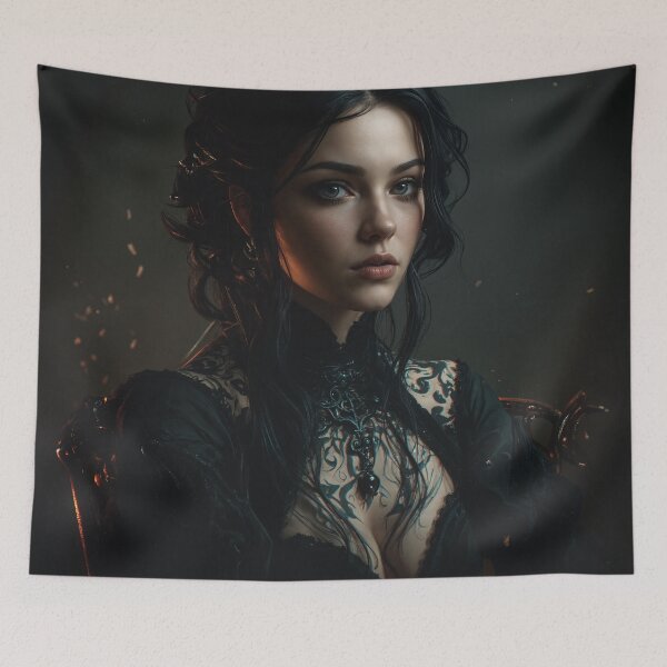 Item preview, Ember Elegy The Nocturne Widow designed and sold by oanaunciuleanu.
