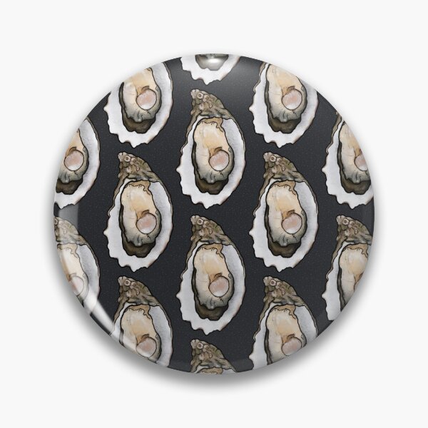 Item preview, Oyster Feast with Pearls in Charcoal designed and sold by Joan and Rose.