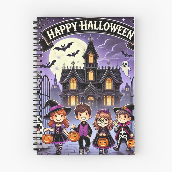 Item preview, Trick-or-Treat Twilight Parade designed and sold by Dream Bloom Gallery.