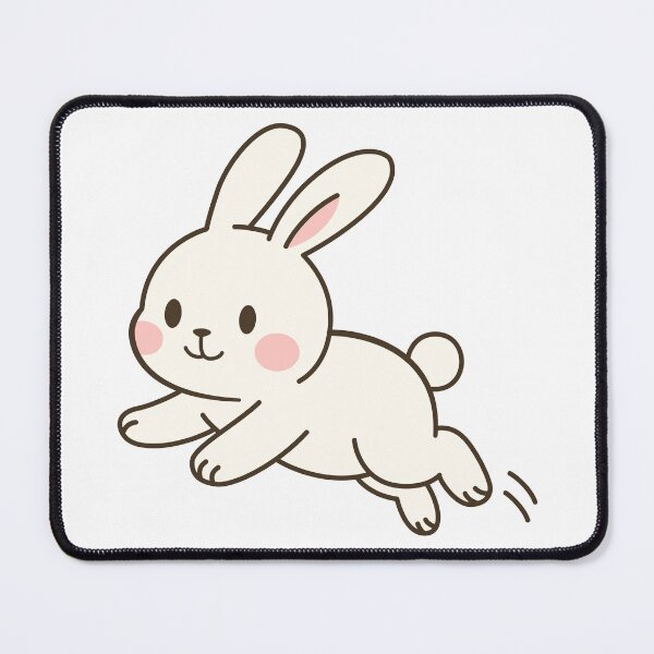 Item preview, Rabbit jumping designed and sold by TheNewPixel.