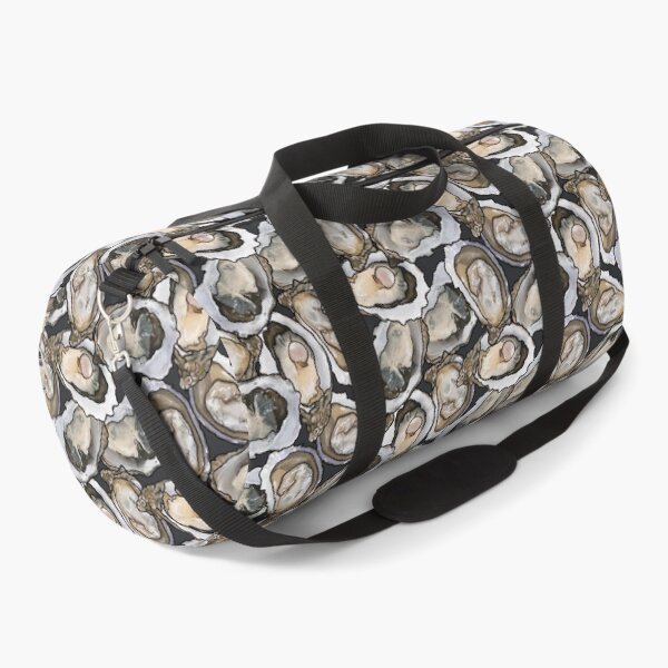 Item preview, Oyster Seafood Feast in Charcoal designed and sold by Joan and Rose.