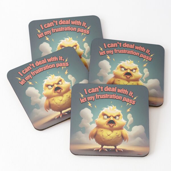 Item preview, Frustrated Chick Expressing Anger designed and sold by Mindful56.