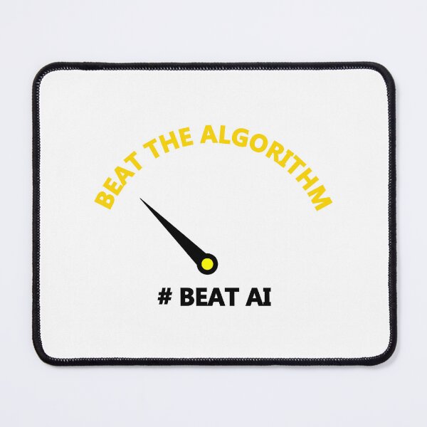 Item preview, "Beat the Algorithm: Digital Art Critique on Social Media" designed and sold by JR78.