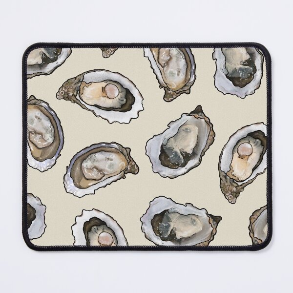 Item preview, Oysters and pearls in Cream designed and sold by Joan and Rose.