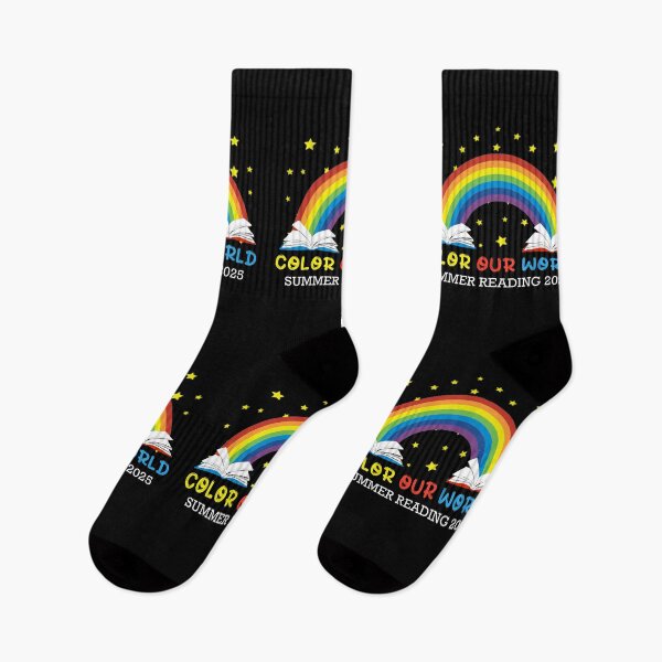 Item preview, Color Our World Summer Reading 2025 Rainbow Stars For Book Lovers designed and sold by Dmetalx Art Apparel.