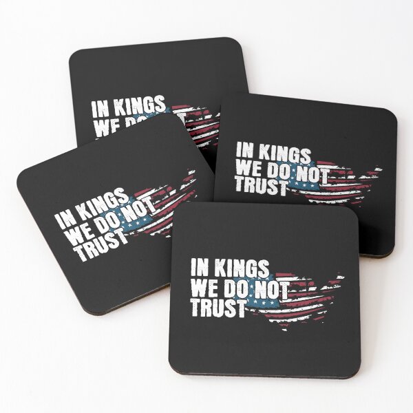 Item preview, In Kings We Do Not Trust – Bold Anti-Authoritarian Statement designed and sold by GiftedExplorer.