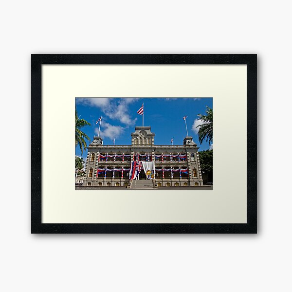 `Iolani Palace Framed Art Print